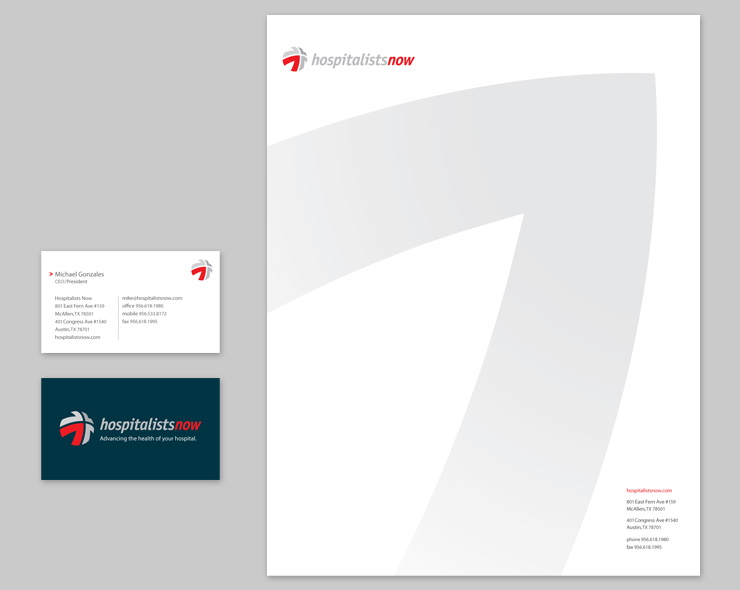 <h4>Letterhead and business cards.