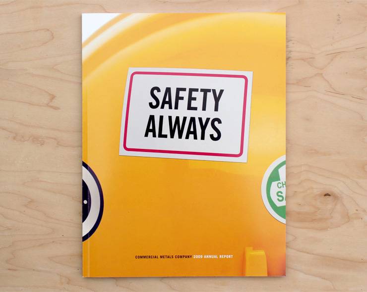 <h4>2009 Annual Report<p>The safety motif of this report also alludes to CMC's prudent managerial policies.</h4>