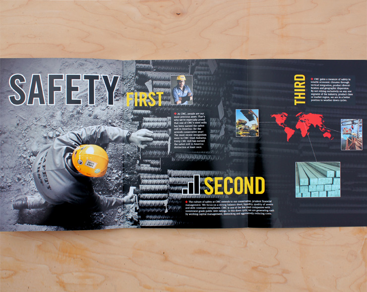 <h4>2009 Annual Report<p>The safety motif of this report also alludes to CMC's prudent managerial policies.</h4>