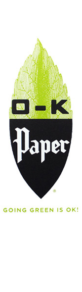 <h4>The identity for Olmsted-Kirk's green initiative transforms their existing logo from shield to leaf.</h4>