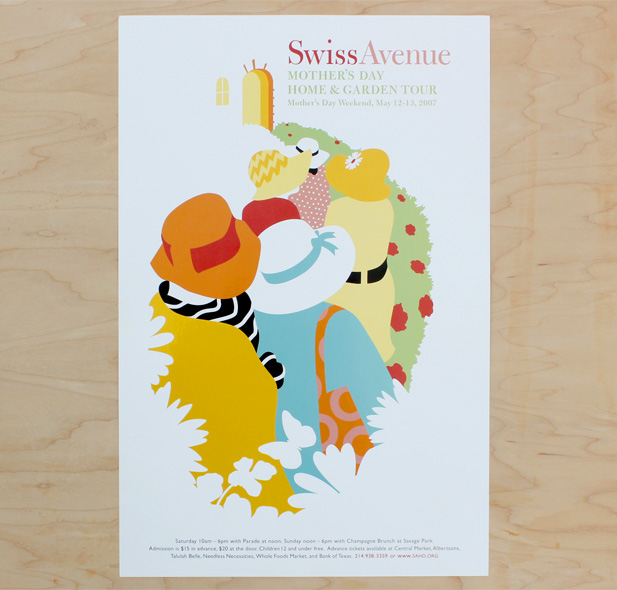 <h4>Poster for a Mother's Day home tour.</h4>