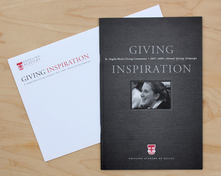 <h4>Two-color mailer soliciting capital campaign donations for a private school in Dallas,TX.</h4>