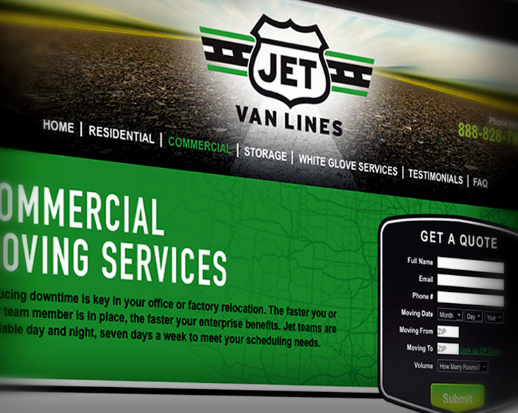 <h4>Website and identity for a Dallas-based moving company. </h4>