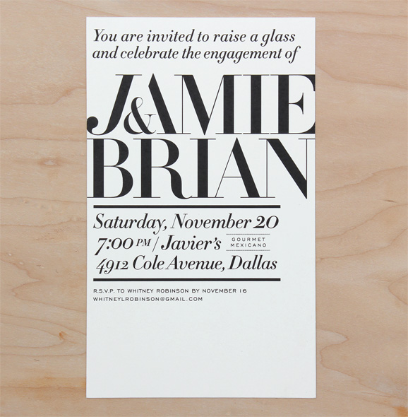 <h4>Party invitation.</h4>